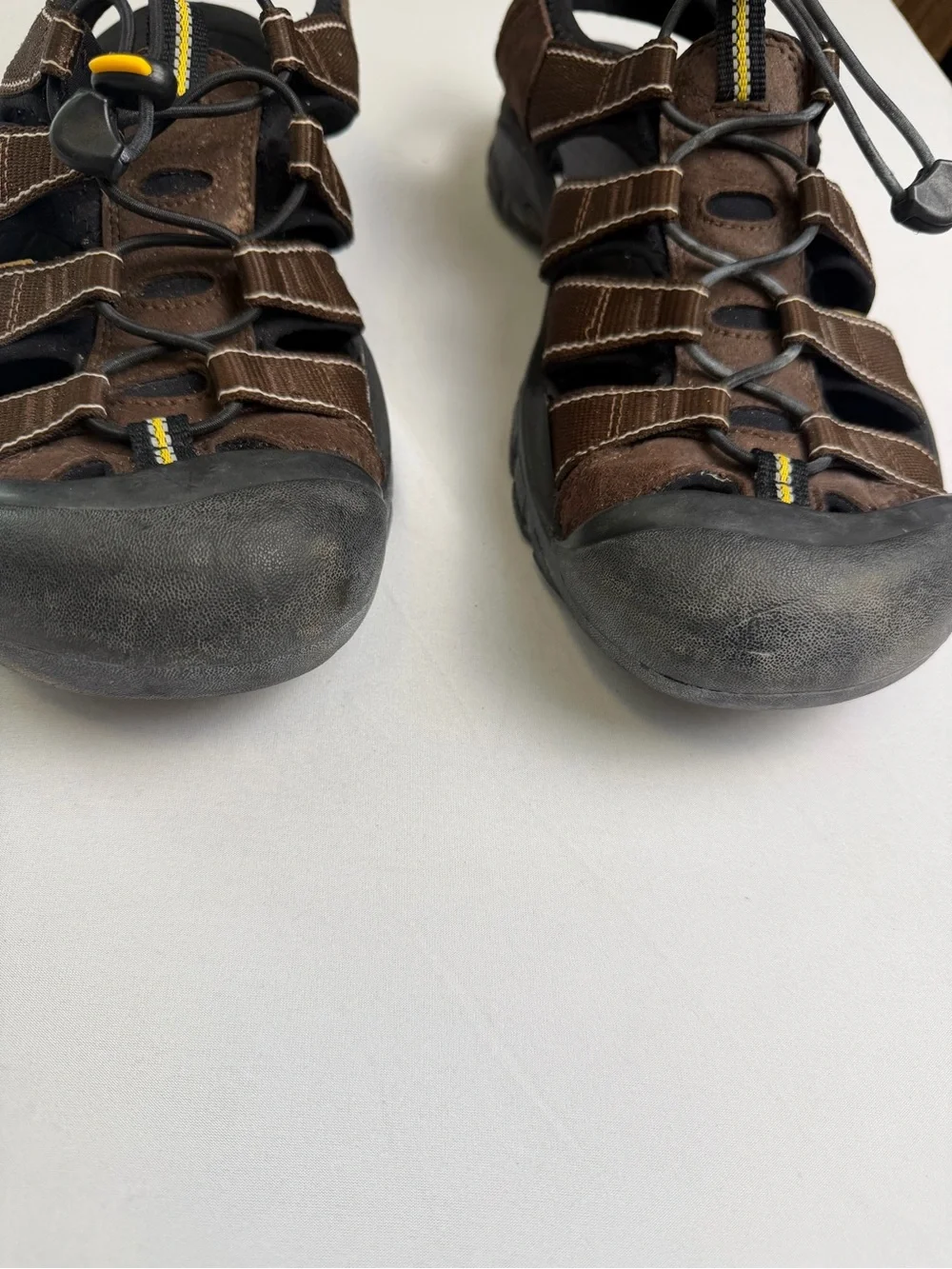 Keen Newport H2 Bison Brown Leather Sport Sandals Hiking Shoes Size 10